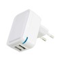 Alimentatore Switch. 2 Usb 2,1a 5v, 100/240vac Bianco Pvc box-paradisesound.it