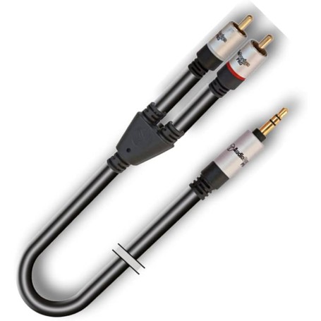 Cavo adattatore x-pro vx200-3 1 jack 3,5 st- 2 rca - 3 m paradisesound strumenti musicali on line