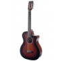 Chitarra Classica Elettrificata Auditorium – Cutaway Sunburst con EQ-paradisesound.it