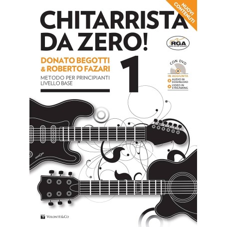 Chitarrista da zero! Metodo per principianti. Con dvd. Con file audio per il download vol.1 paradisesound strumenti musicali ...