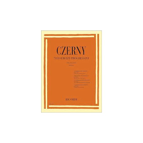 Czerny 70 esercizi progressivi paradisesound strumenti musicali on line