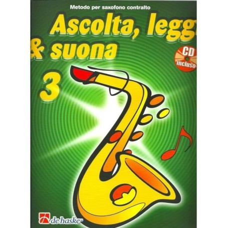 Ascolta leggi e suona 3 sassofono contralto con cd paradisesound strumenti musicali on line