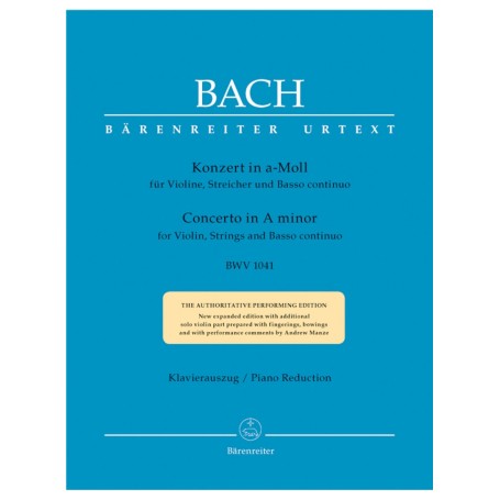 Bach Concerto 01 a bwv1041 paradisesound strumenti musicali on line