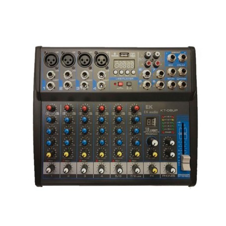 Mixer Ek 8 canali con effetti kt08up-paradisesound.it