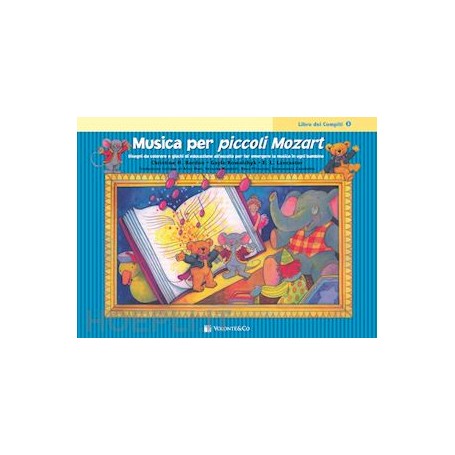 Musica per piccoli mozart - libro dei compiti v.3 paradisesound strumenti musicali on line