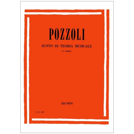 Pozzoli Sunto di Teoria Musicale 2 paradisesound strumenti musicali on line