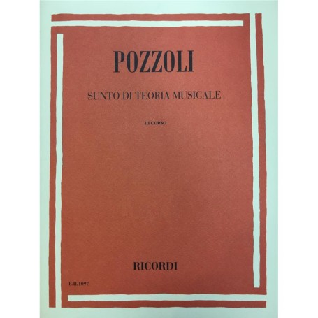 Pozzoli sunto di teoria musicale 3 paradisesound strumenti musicali on line