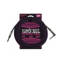 Cavo Strumenti Ernie Ball P6068 Trecciato Black/Purple 7,62 Metri-paradisesound.it
