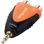 Adattatore silos da spina jack 3,5 mm stereo a due prese rca-paradisesound.it