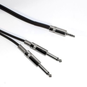 CAVO Y MINI JACK STEREO/ 2 x JACK MONO - 1,5 m paradisesound strumenti musicali on line