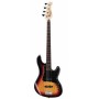 Basso Elettrico Cort GB34JJ 3 Tone Sunburst – 4 Corde, Corpo Solid-paradisesound.it