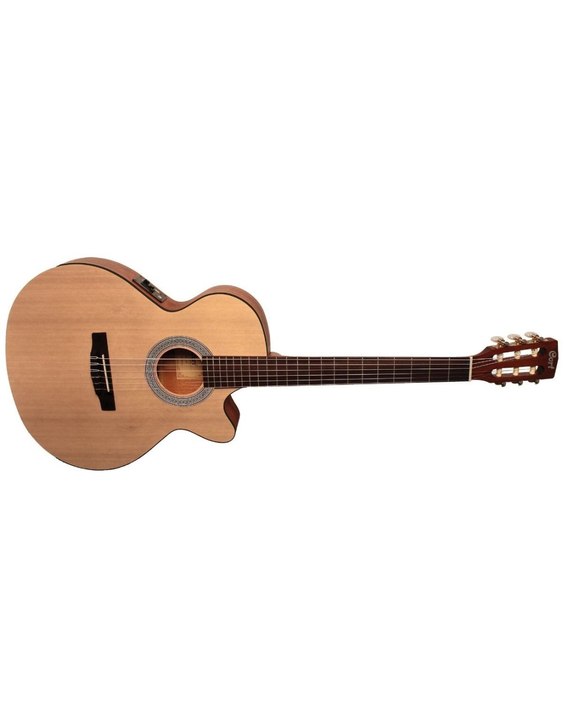 Chitarra Classica Elettroacustica – Cort CEC1 Natural Cutaway Abete/Mogano-paradisesound.it