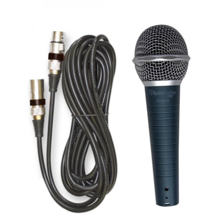 Microfono Dinamico Prof. con Connessione Bilanciata Audio Design Pa M40-paradisesound.it