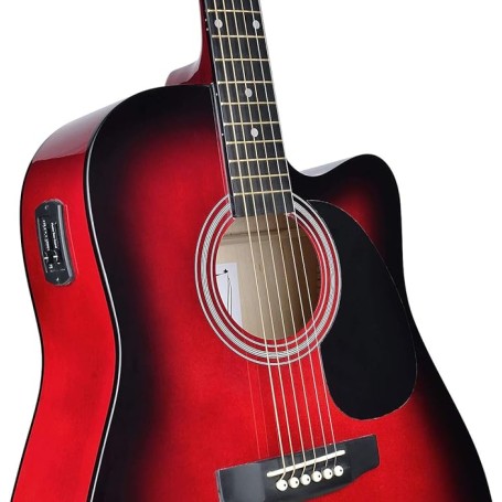 Chitarra Acustica Soundsation Yosemite Cuteway Eq Red Sunburst paradisesound strumenti musicali on line