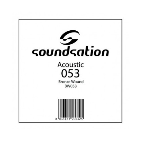 Corda singola per chitarra acustica 053 Soundsation BW053 paradisesound strumenti musicali on line