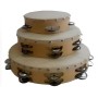 Tamburello Ritmo 25 cm Con Doppia Fila Di Sonagli | Strumento A Percussione-paradisesound.it