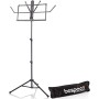 Bespeco bp04x leggio pieghevole nero + borsa-paradisesound.it