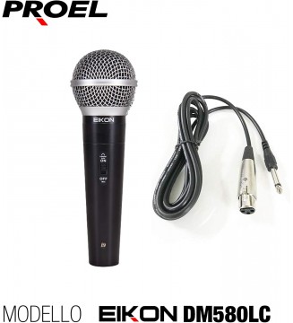 Microfono Dinamico Cardioide Switch on/off per Voce Eikon Dm580lc-paradisesound.it 2