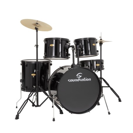 Batteria acustica Soundsation edk22b-black paradisesound strumenti musicali on line