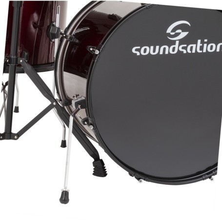 Batteria acustica Soundsation edk22b-black paradisesound strumenti musicali on line