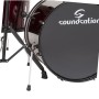 Batteria Acustica Soundsation EDK22B Black – Set Completo 5 Pezzi-paradisesound.it