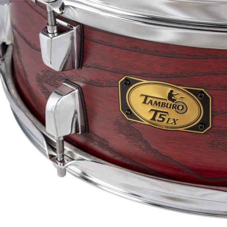Rullante Tamburo T5 14"x 5,5" wrap/pvc red wood paradisesound strumenti musicali on line