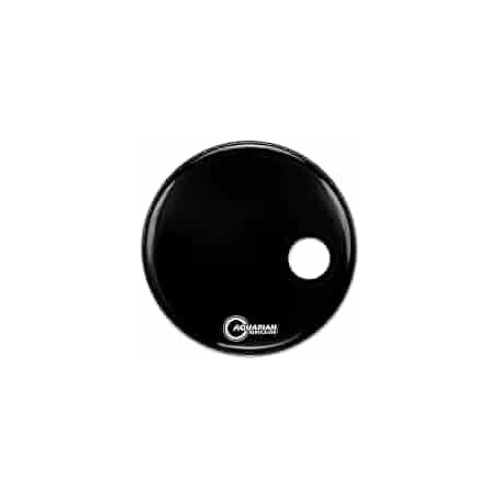 Pelle risonante per grancassa con foro Aquarian rsm22bk paradisesound strumenti musicali on line
