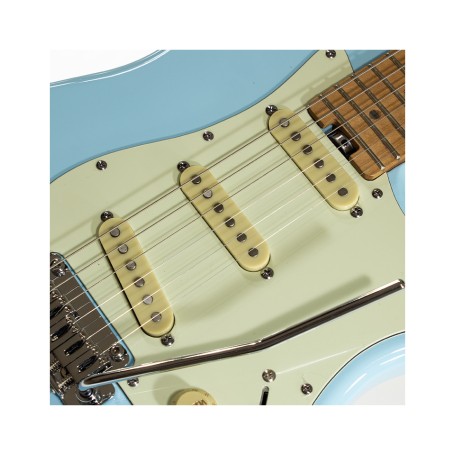 Chitarra Elettrica Schecter R66 Chicago Sugar Paper Blu paradisesound strumenti musicali on line