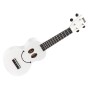 Ukulele Smile Mahalo – Bianco, Design Luminoso-paradisesound.it