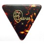 Plettro 0,96 d'andrea triangolo celluloid shell refil-paradisesound.it
