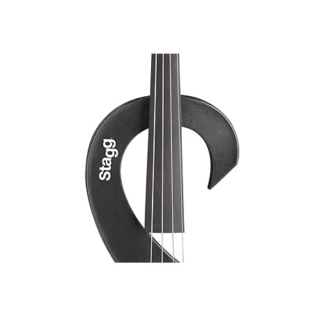 Violino 4/4 elettrico Stagg evn/mbk black sparlkle paradisesound strumenti musicali on line