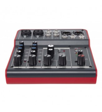 Mixer Ultra-Compatto Proel 6 Ingressi e 2 Bus con Fx Mq6fx-paradisesound.it 2