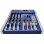 Mixer Audio Design PAMX2.311 5 Canali Con USB, Bluetooth E Effetti Integrati-paradisesound.it