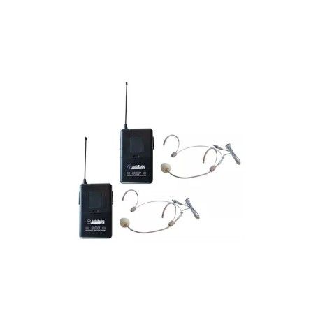 Radiomicrofono Uhf 2 ch. - Microfoni ad archetto con body pack - Pmu 212bp - Audio Design Pro-paradisesound.it