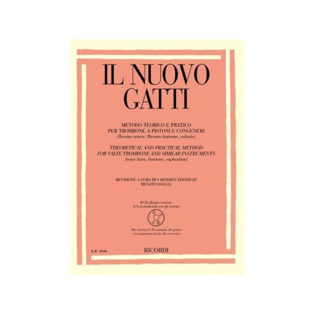Il nuovo Gatti, metodo teorico e pratico per Trombone a Pistoni e congeneri paradisesound strumenti musicali on line