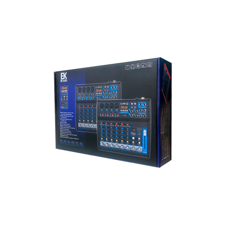 Mixer Ek 8 canali con effetti kt08up-paradisesound.it