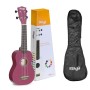 Ukulele Soprano Stagg US-Violet – Viola con Borsa-paradisesound.it
