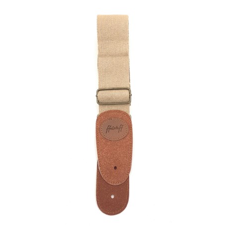 Tracolla in nylon con terminali in pelle (beige) paradisesound strumenti musicali on line