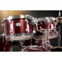Set batteria acustica Tamburo t5 pop red sparkle-paradisesound.it