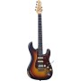 Chitarra Elettrica Solid Body – Eko Aire Relic Sunburst, Look Vintage-paradisesound.it