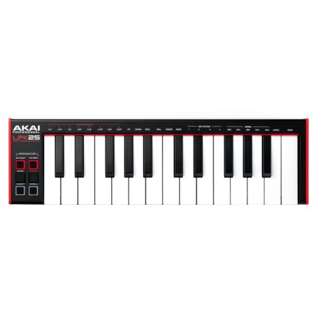 Tastiera Midi 25 tasti Usb Akai Lpk25Mkii-paradisesound.it