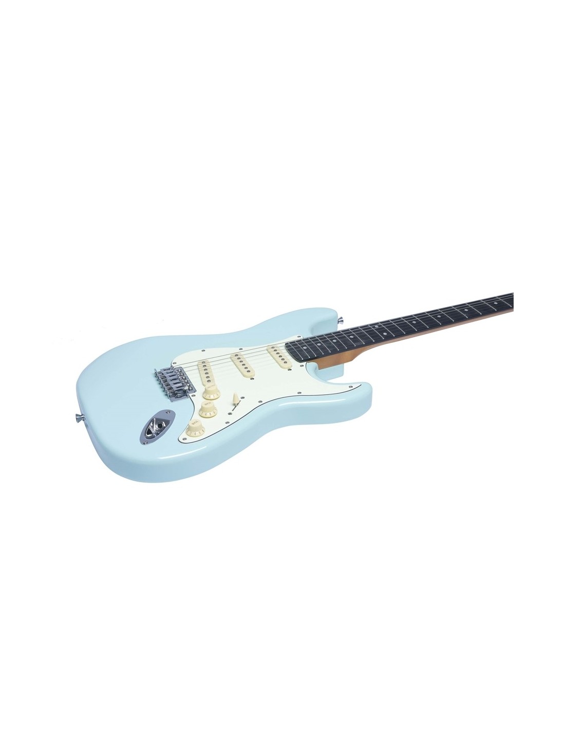 Chitarra Elettrica Solid Body – Eko ST 300 Daphne Blue, Stile Strat Vintage per Studio e Live-paradisesound.it