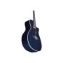 Chitarra Acustica Eko NXT A100CE See Through Blue – Cutaway-paradisesound.it