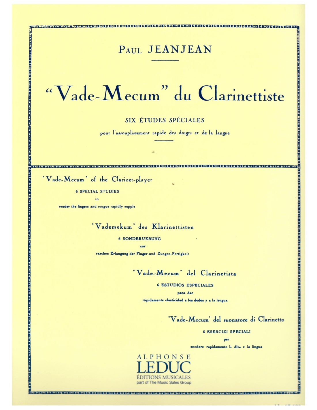 Vademecum Du Clarinettiste-paradisesound.it