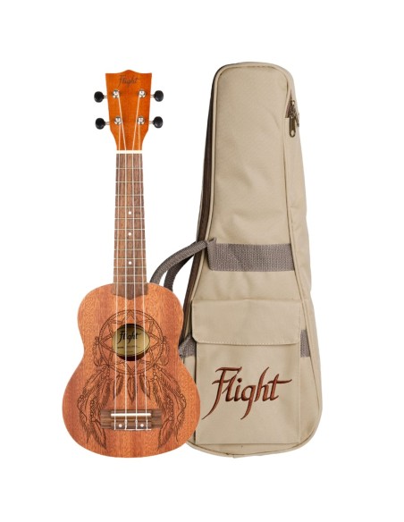 Ukulele Flight Nus350Dc Dreamcatcher Soprano