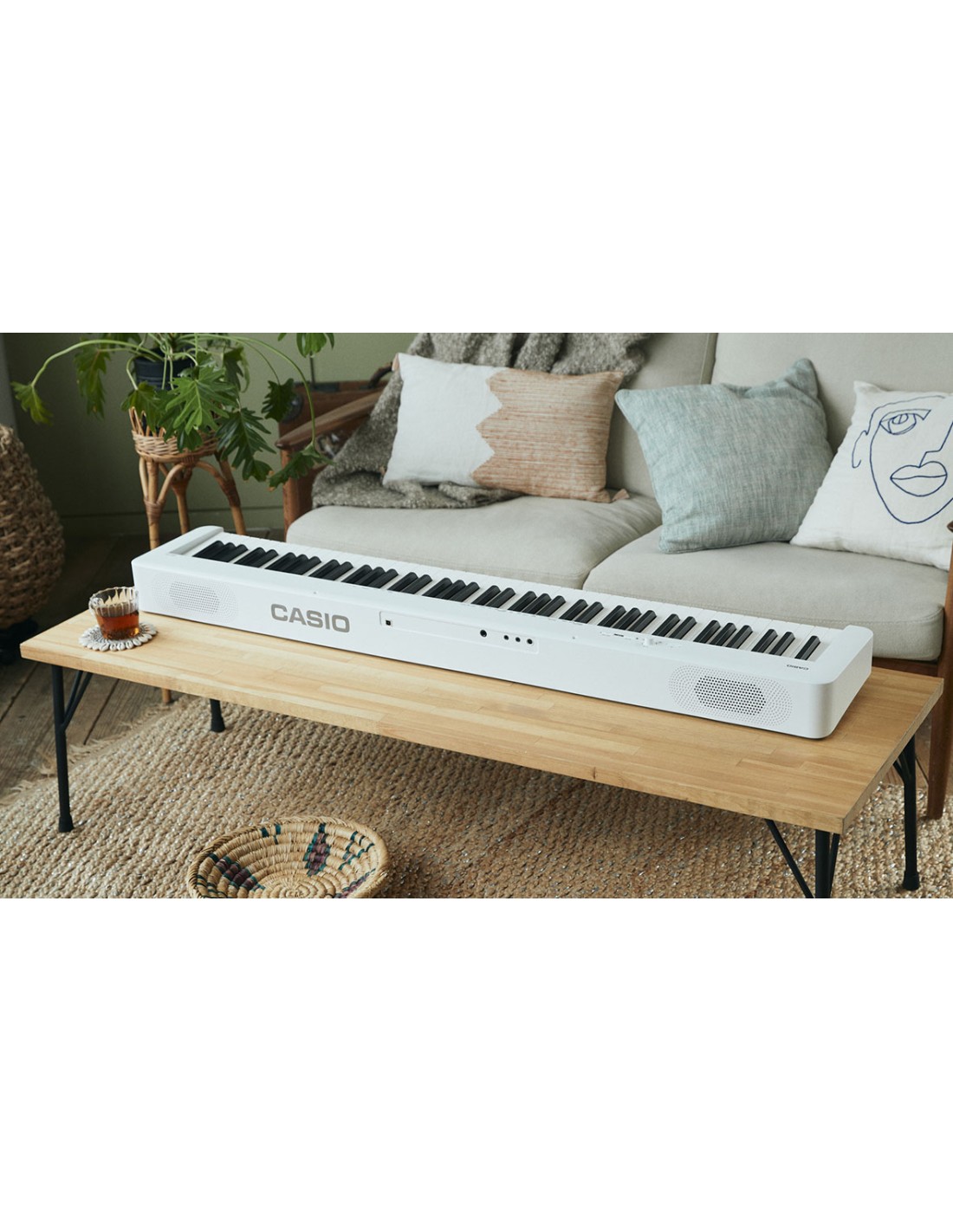 Pianoforte Digitale Casio Cdp-S110 White-paradisesound.it