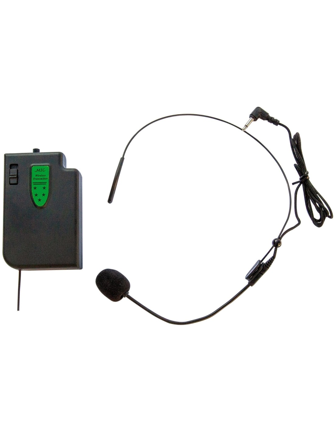 Body Pack Con Microfono ad Archetto Per Diffusori a Batteria serie M2-M3-DJ-paradisesound.it