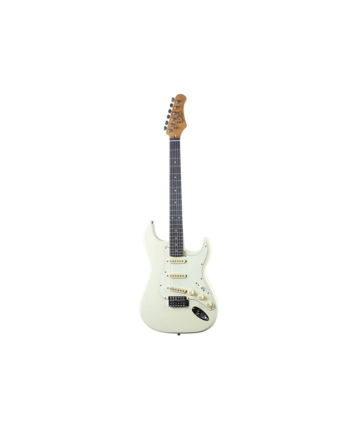 Chitarra Elettrica Solid Body – Eko ST 300 Olympic White, Stile Strat per Studio e Live-paradisesound.it
