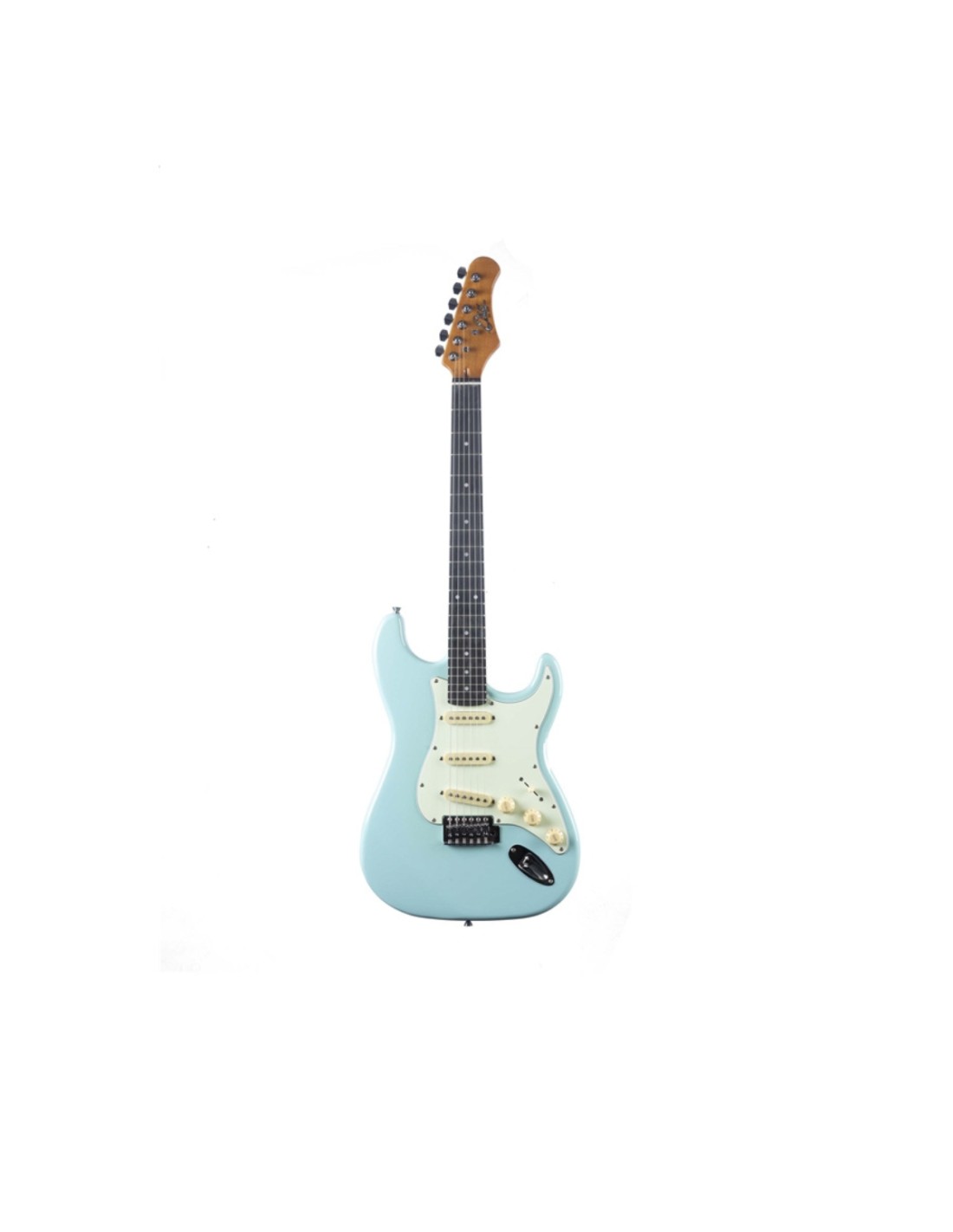 Chitarra Elettrica Solid Body – Eko ST 300 Daphne Blue, Stile Strat Vintage per Studio e Live-paradisesound.it