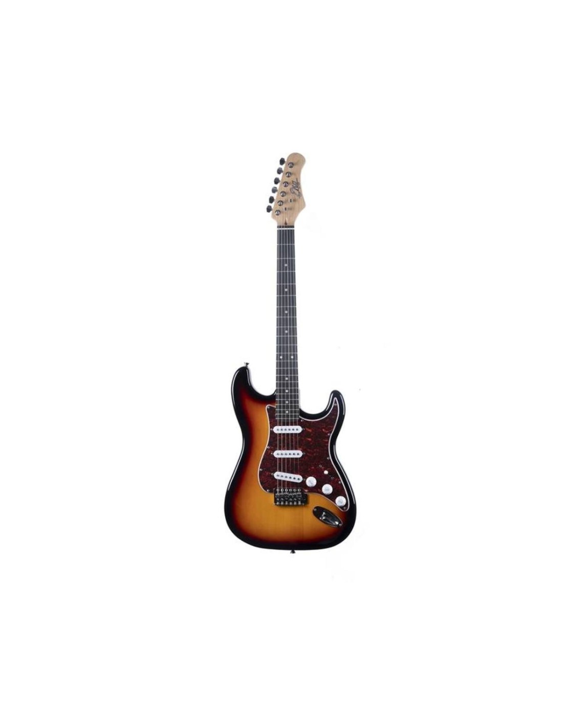Chitarra Elettrica Solid Body – Eko ST 100 Sunburst, Stile Strat Vintage per Principianti-paradisesound.it
